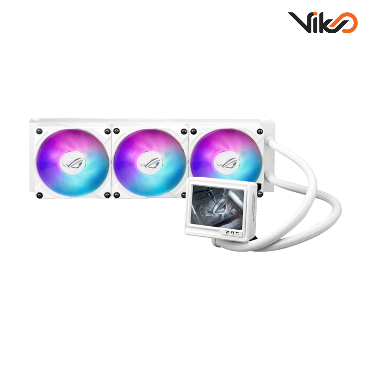 خنک کننده مایع پردازنده ایسوس مدل ROG RYUJIN III 360 ARGB Extreme White Edition (1)