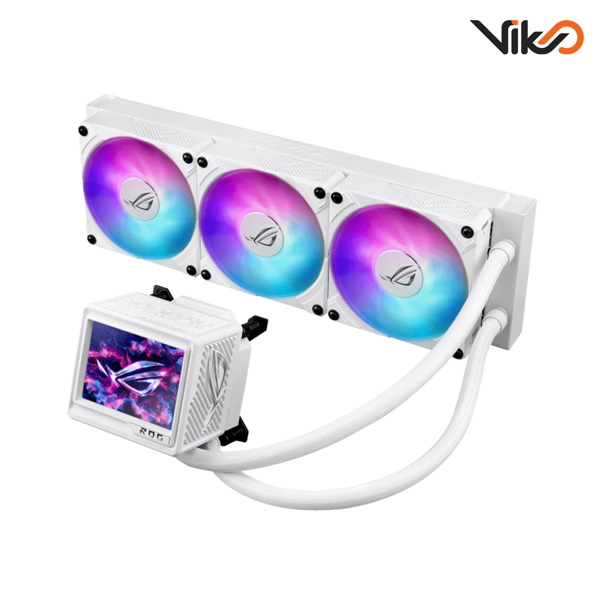 خنک کننده مایع پردازنده ایسوس مدل ROG RYUJIN III 360 ARGB Extreme White Edition (2)