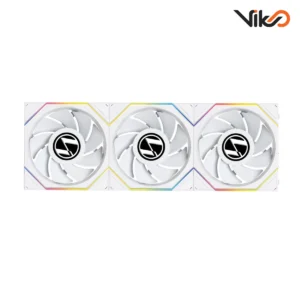 فن کیس لیان‌لی مدل UNI FAN TL120 LCD Reverse Blade Wireless White بسته سه عددی (2)