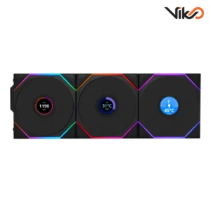 فن کیس لیان‌لی مدل UNI FAN TL120 LCD Reverse Blade Wireless بسته سه عددی