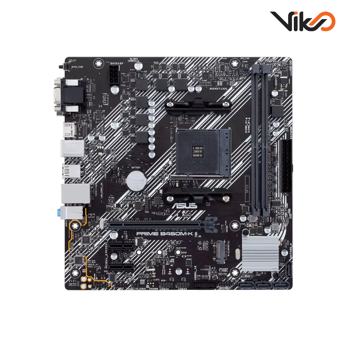مادربرد ایسوس مدل PRIME B450M-K II (2)