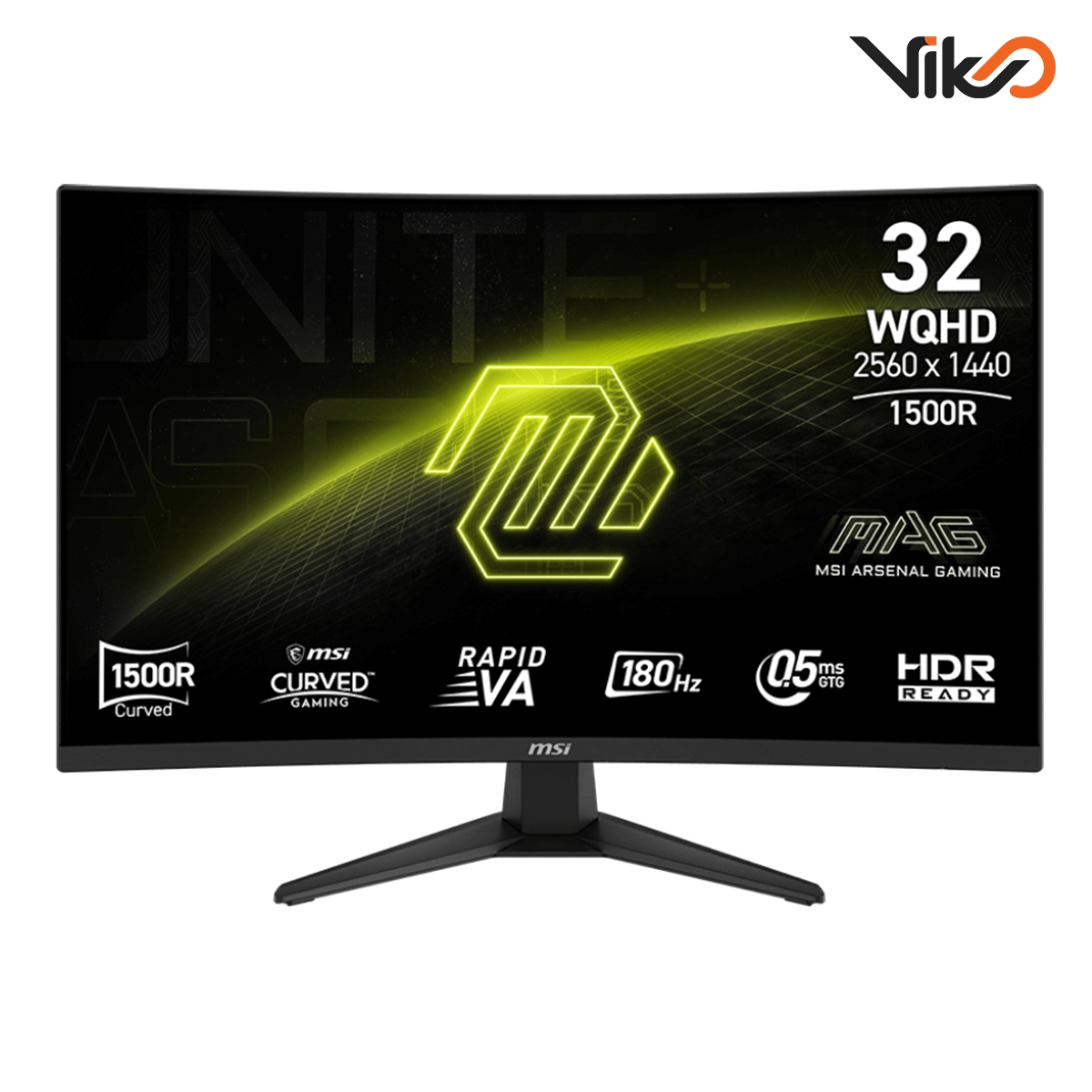 مانیتور خمیده 32 اینچ ام اس آی مدل MAG 321CQF E18