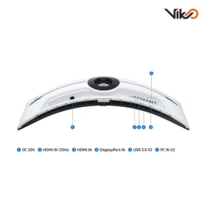 مانیتور خمیده 57 اینچ سامسونگ مدل Odyssey Neo G9 LS57CG952NNXZA