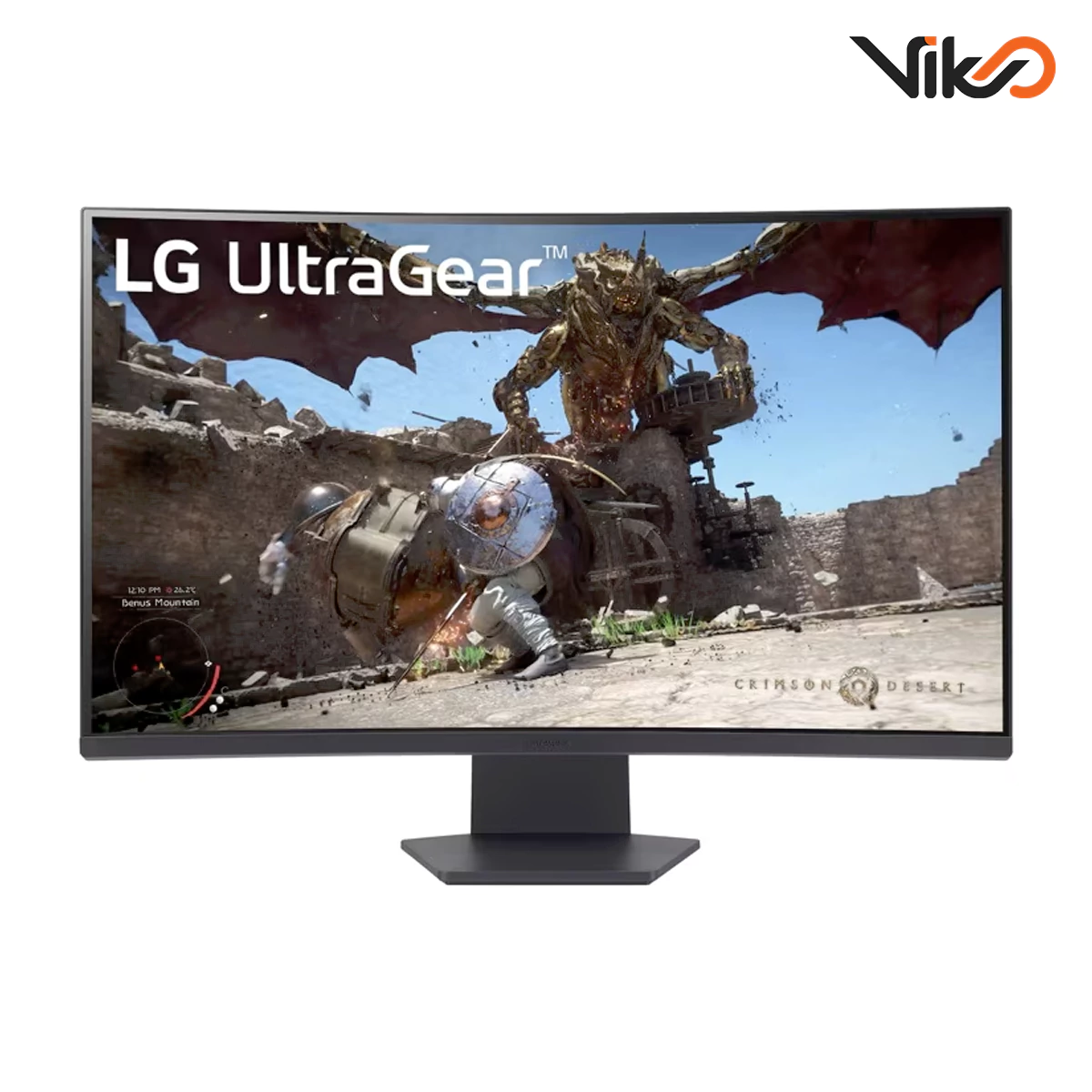 مانیتور خمیده گیمینگ 32 اینچ ال جی مدل UltraGear 32GS60QC (1)