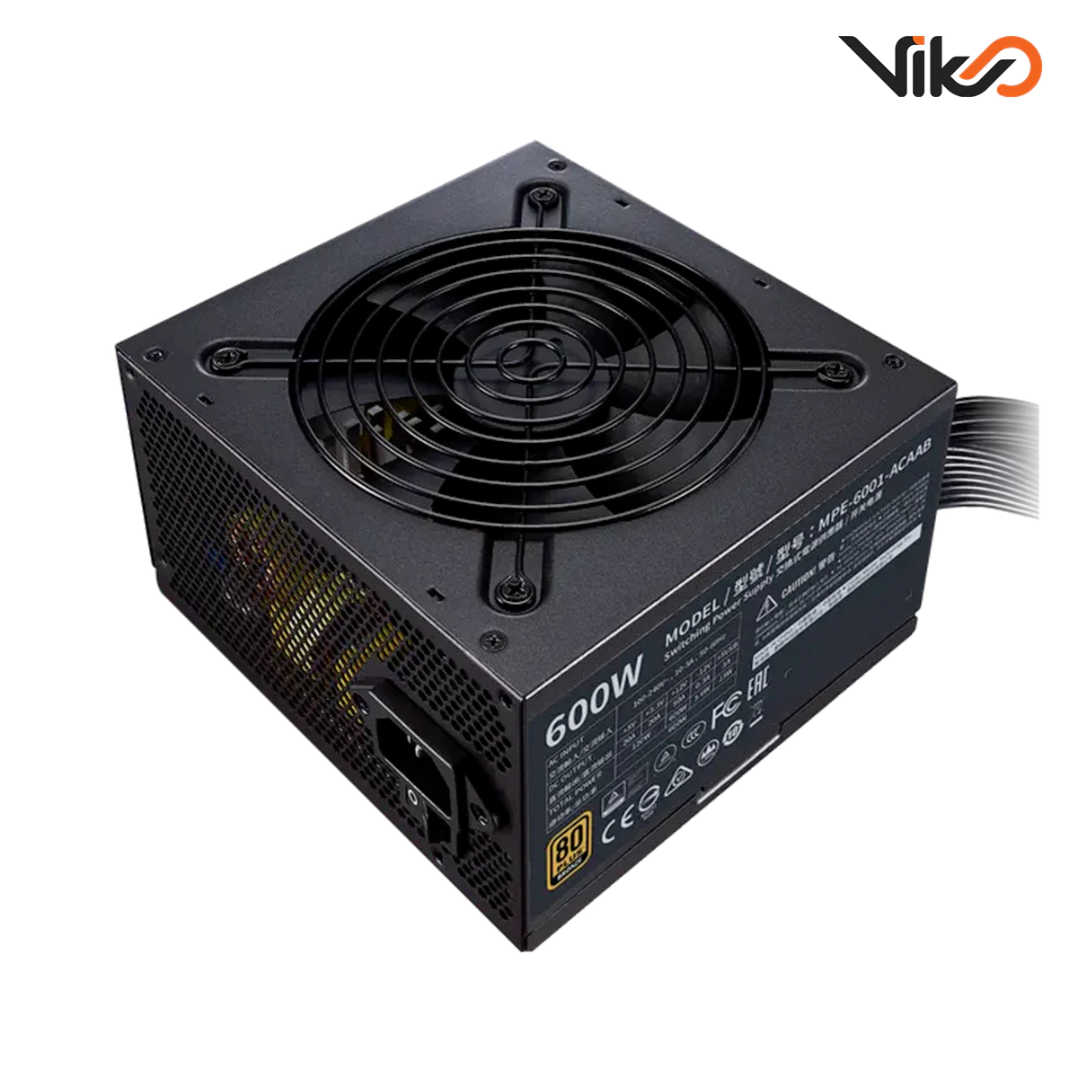 منبع تغذیه کامپیوتر کولر مستر مدل MWE 600 BRONZE - V2 (1)