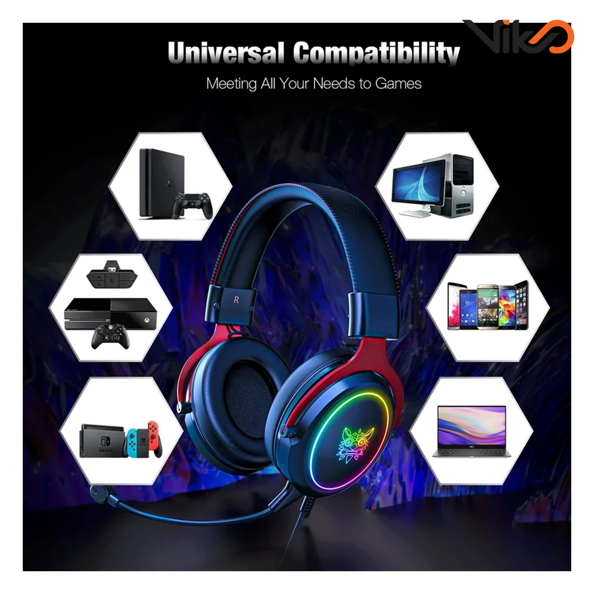 هدست گیمینگ اونیکوما مدل X10