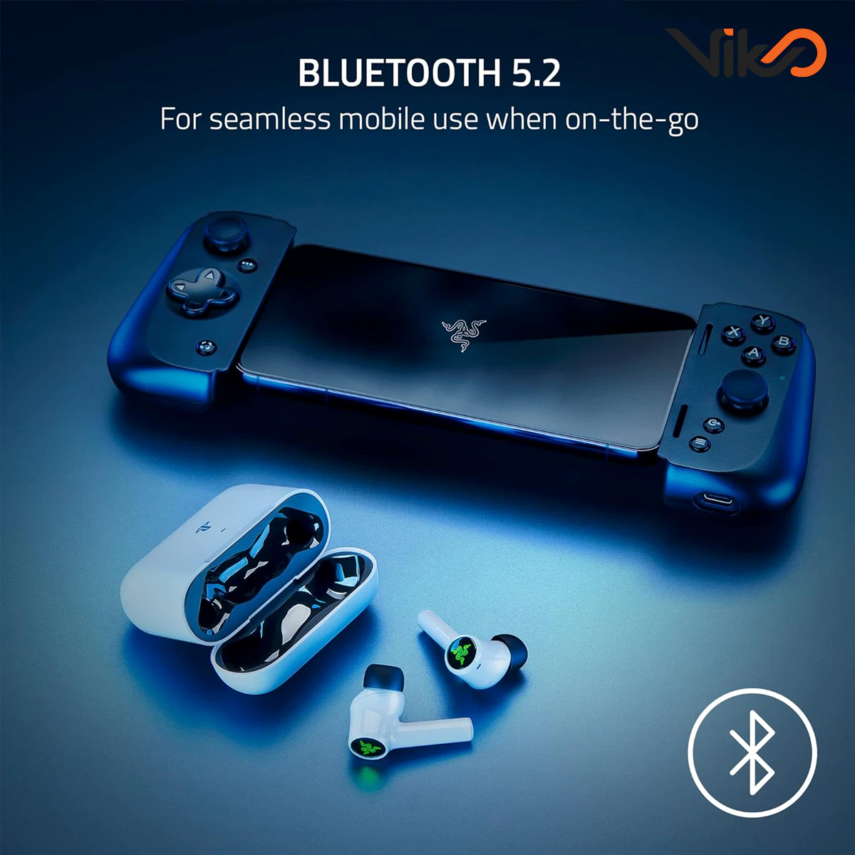 هندزفری بلوتوثی ریزر مدل Hammerhead HyperSpeed PlayStation (5)