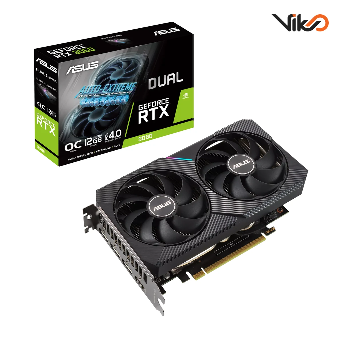 کارت گرافیک ایسوس مدل Dual GeForce RTX 3060 V2 OC 12GB