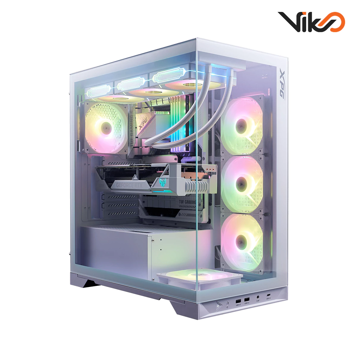کیس ای‌دیتا مدل XPG INVADER X BTF White (1)