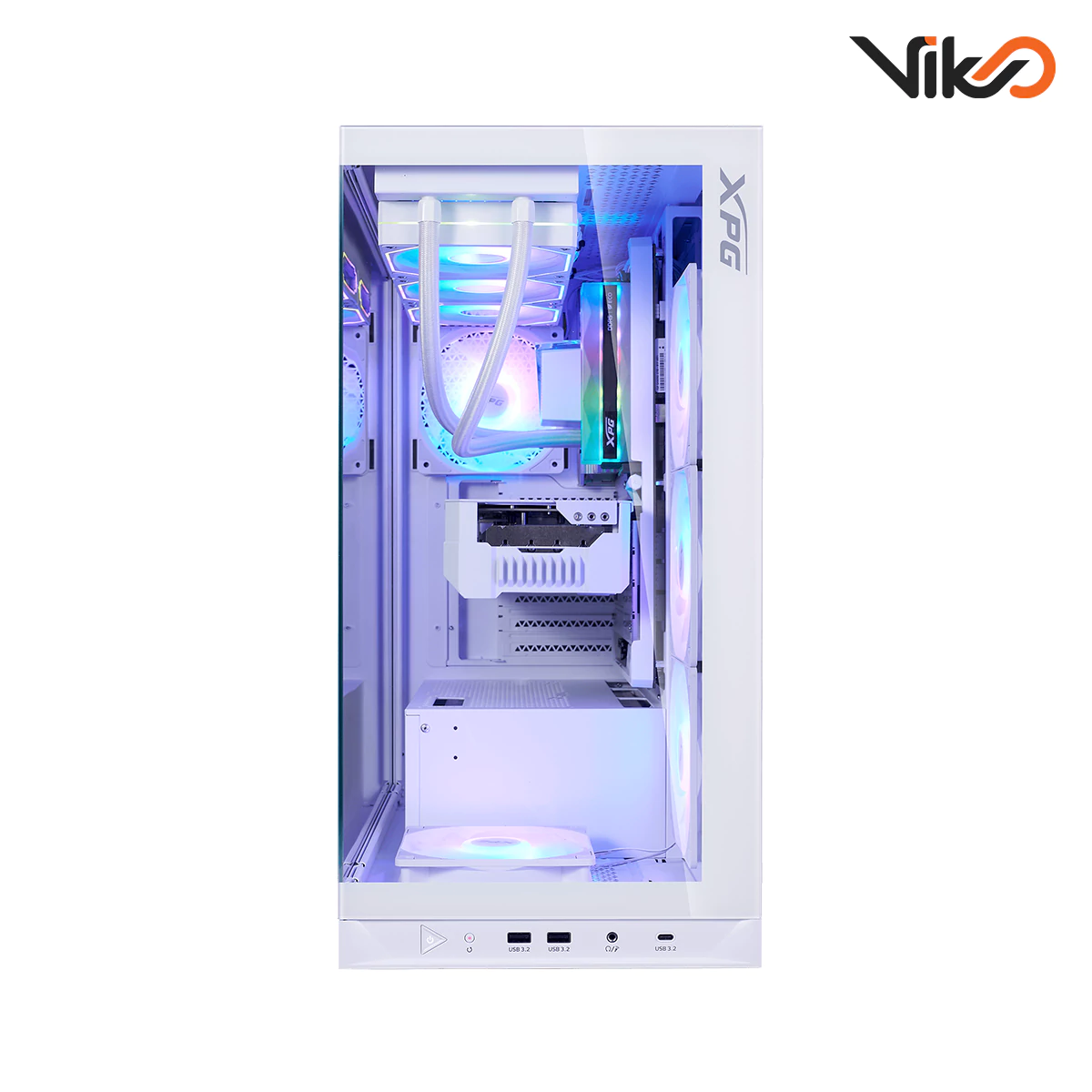 کیس ای‌دیتا مدل XPG INVADER X BTF White (2)
