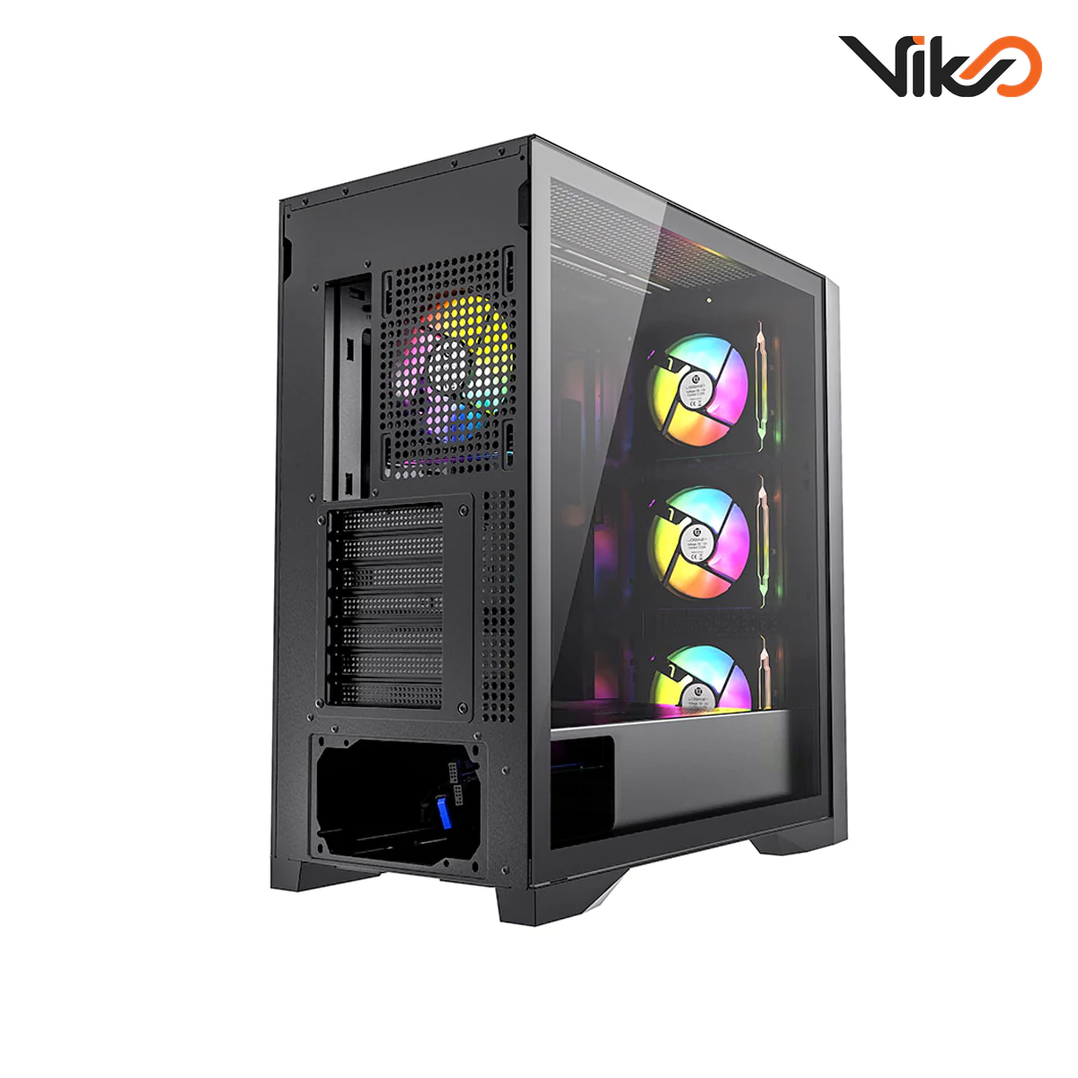 کیس گیمینگ لاجی کی مدل C634B (6)