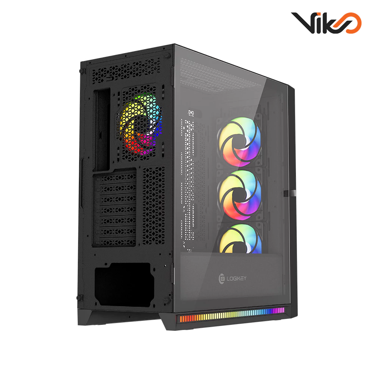 کیس گیمینگ لاجی کی مدل C644B (5)