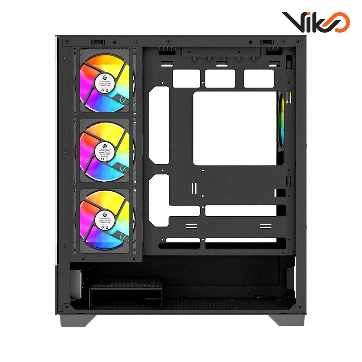 کیس گیمینگ لاجی کی مدل C674B (4)