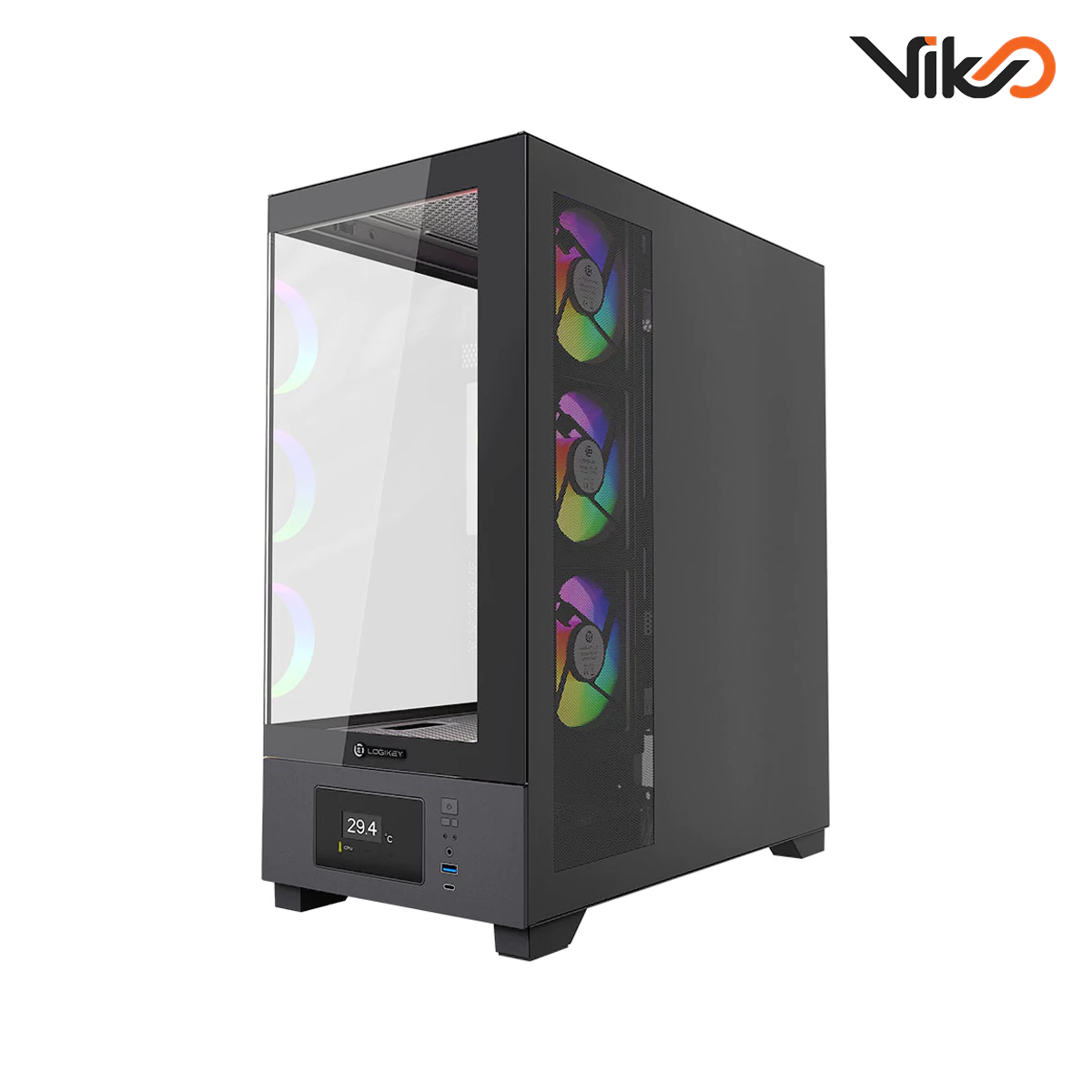 کیس گیمینگ لاجی کی مدل C674B (6)