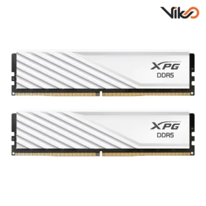رم کامپیوتر DDR5 دو کاناله 5600 مگاهرتز CL46 ای دیتا مدل XPG LANCER BLADE White ظرفیت 32 گیگابایت