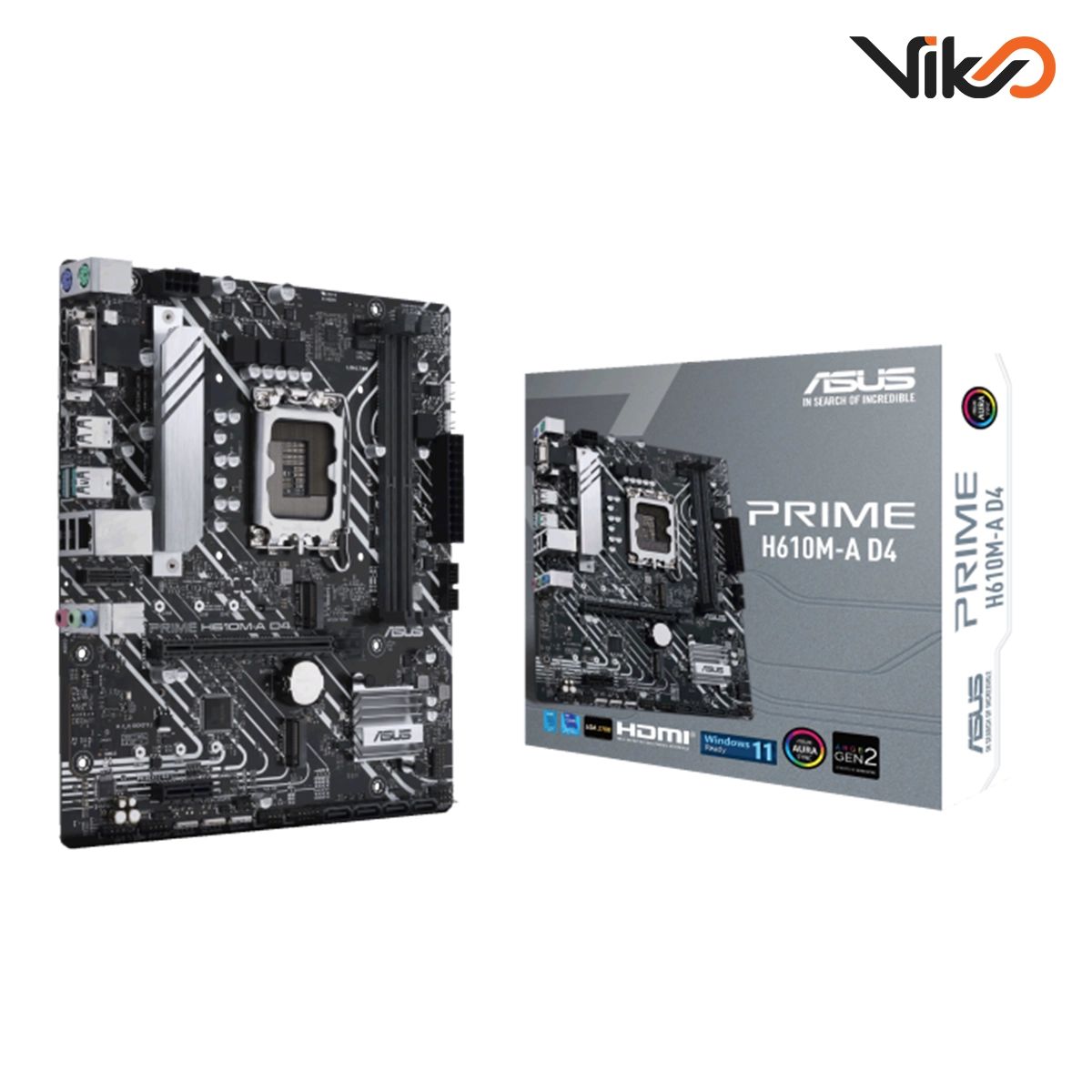 مادربرد ایسوس مدل PRIME H610M-A D4 (1) مادربرد ایسوس مدل PRIME H610M-A D4