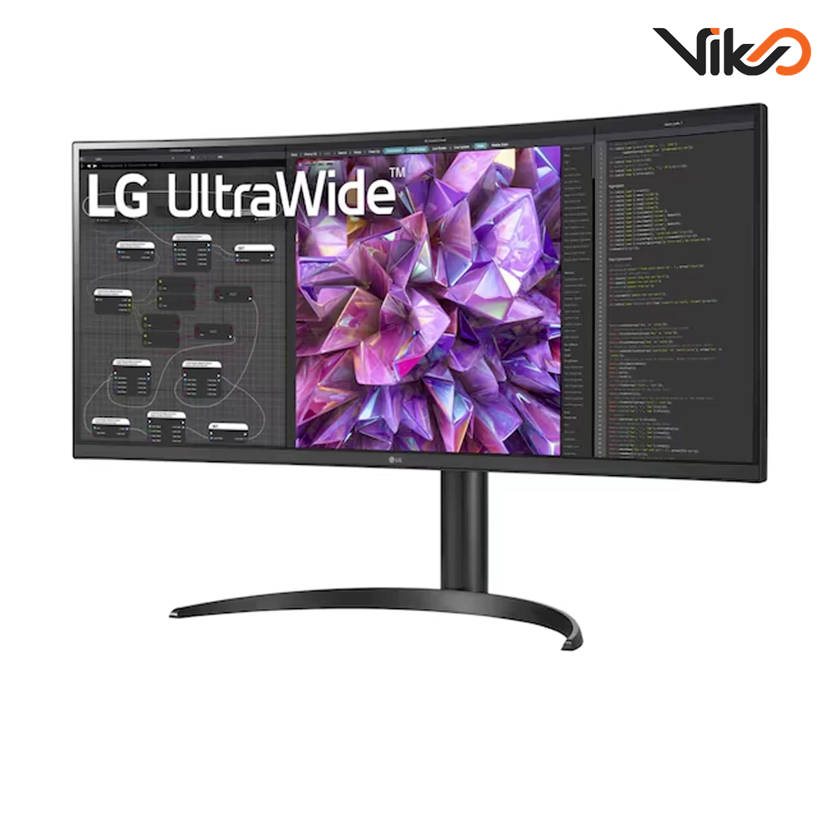 مانیتور خمیده 34 اینچ ال جی مدل 34WQ75C-B (2)