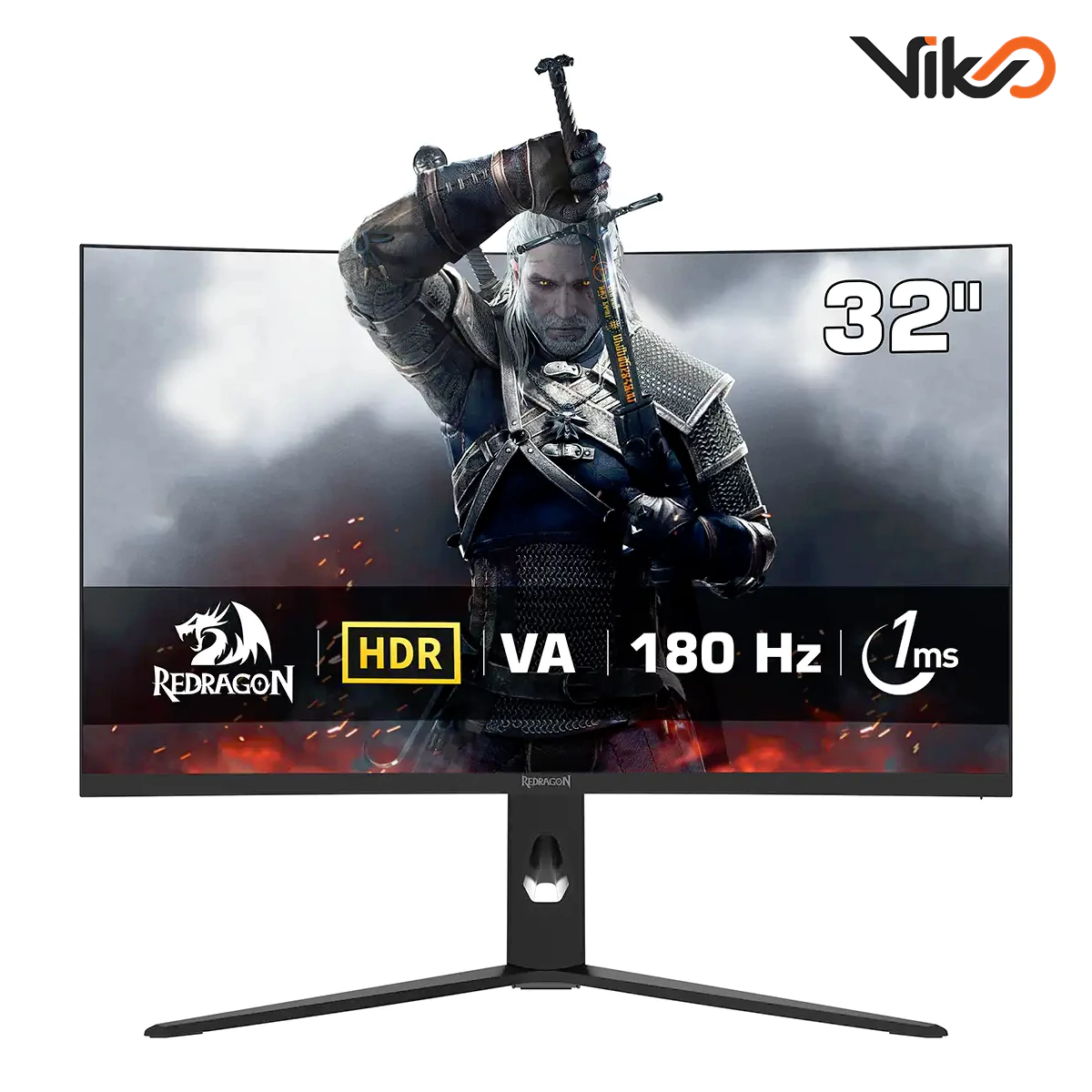 مانیتور خمیده گیمینگ 32 اینچ ردراگون مدل GMQ3212RVC (1)