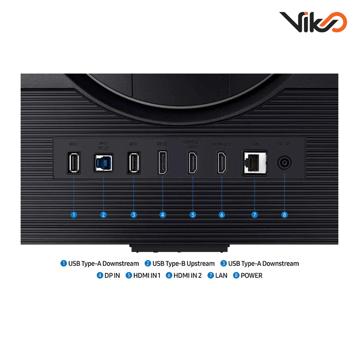 مانیتور گیمینگ 32 اینچ سامسونگ مدل Odyssey G7 G70D LS32DG702ENXZA (5)