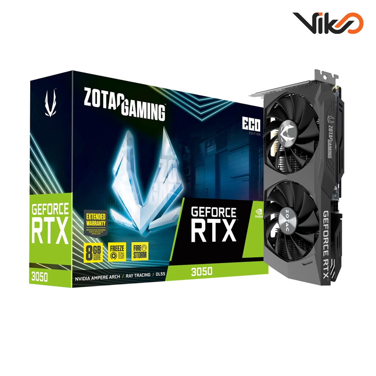 کارت گرافیک زوتک مدل GAMING GeForce RTX 3050 ECO 8GB (1)