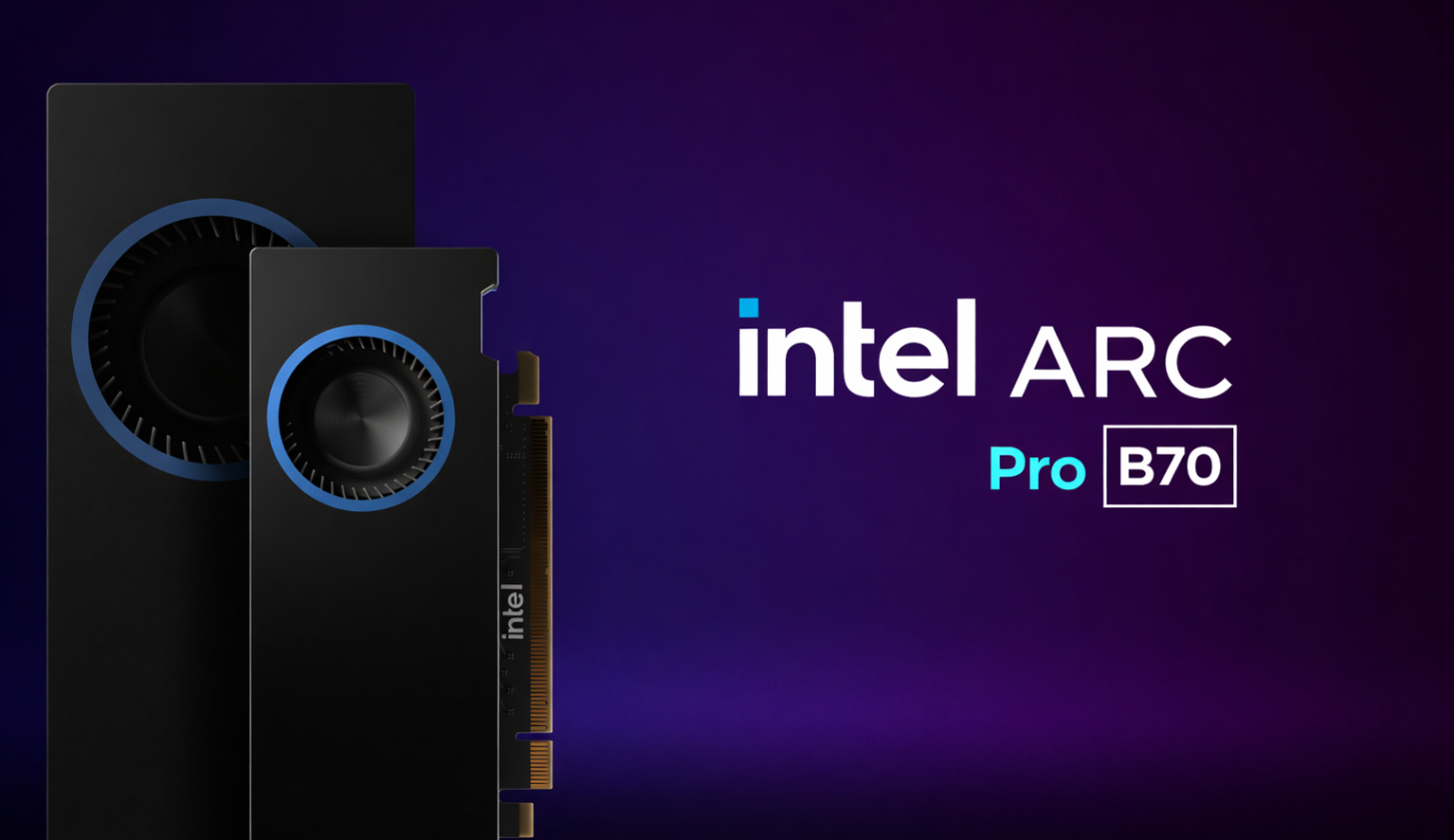 Arc Pro B70 در راه است؛ اینتل بالاخره BMG-G31 را وارد بازار می‌کند!