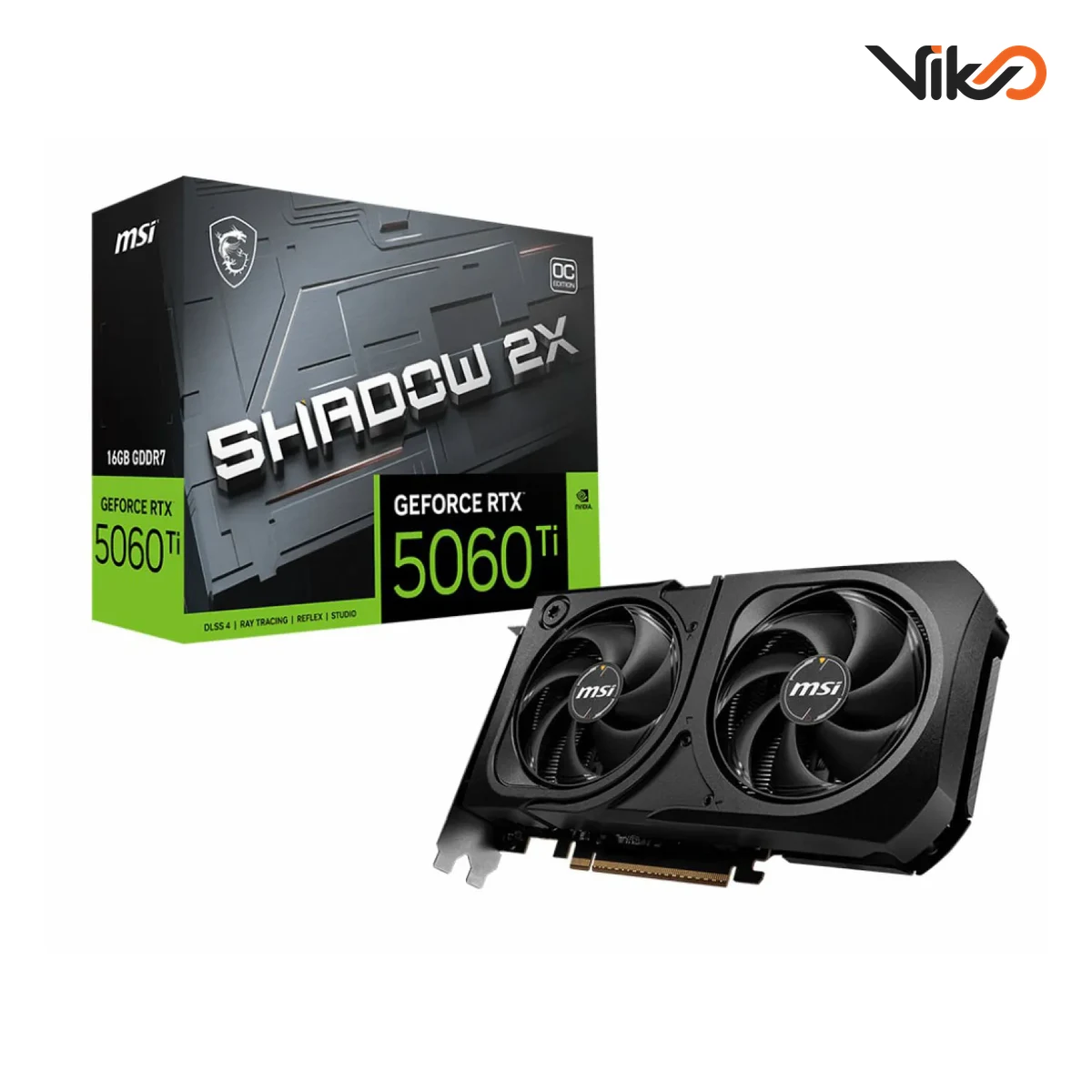 کارت گرافیک ام اس آی مدل RTX 5060 Ti 16G Shadow 2X OC Plus