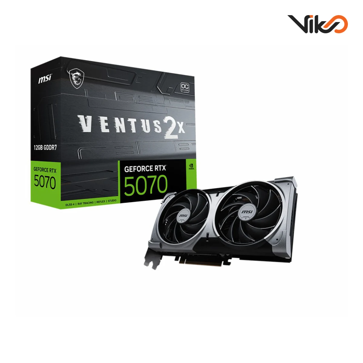 کارت گرافیک ام اس آی مدل RTX 5070 12G Ventus 2X OC