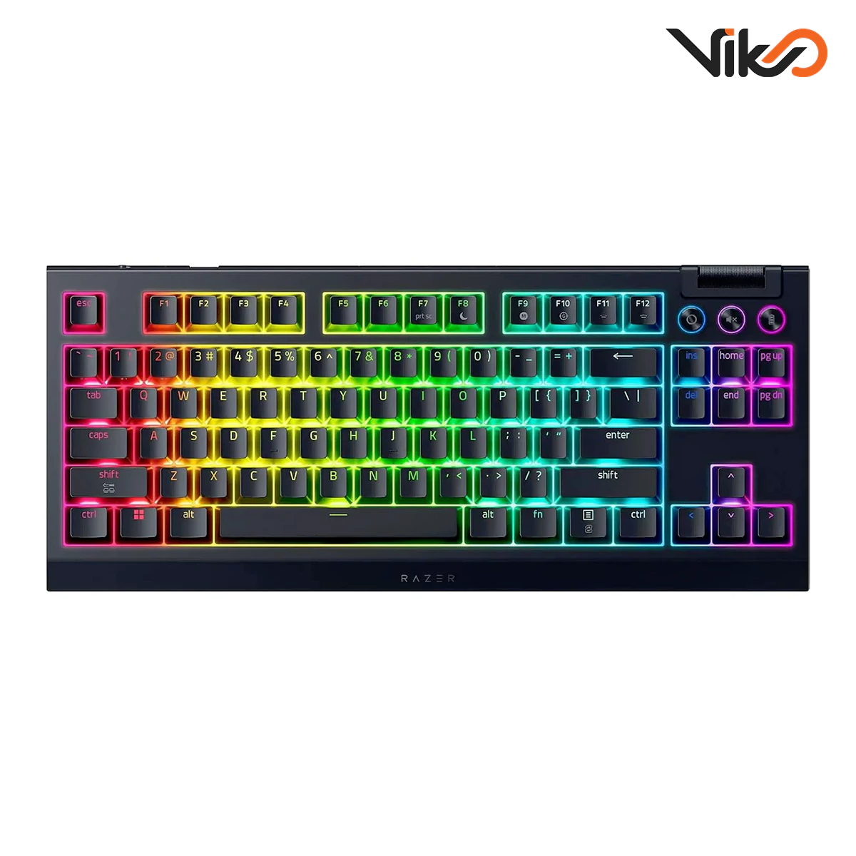 کیبورد بی‌سیم ریزر مدل BlackWidow V4 Tenkeyless HyperSpeed - Orange Switch (1)