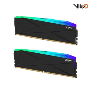 رم کامپیوتر DDR5 وی کالر مدل Manta XFinity RGB 2+2 KIT