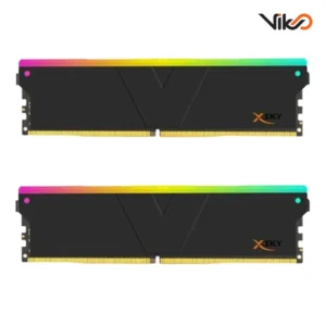 رم کامپیوتر DDR5 دو کاناله 6400 مگاهرتز CL32 وی کالر مدل Manta XSky RGB AMD EXPO ظرفیت 32 گیگابایت