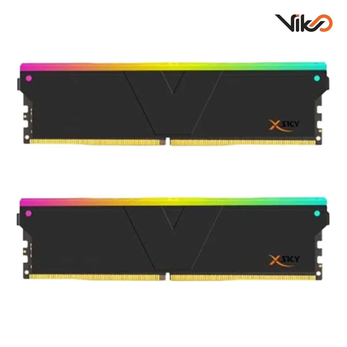 رم کامپیوتر DDR5 دو کاناله وی کالر مدل Manta XSky RGB AMD EXPO