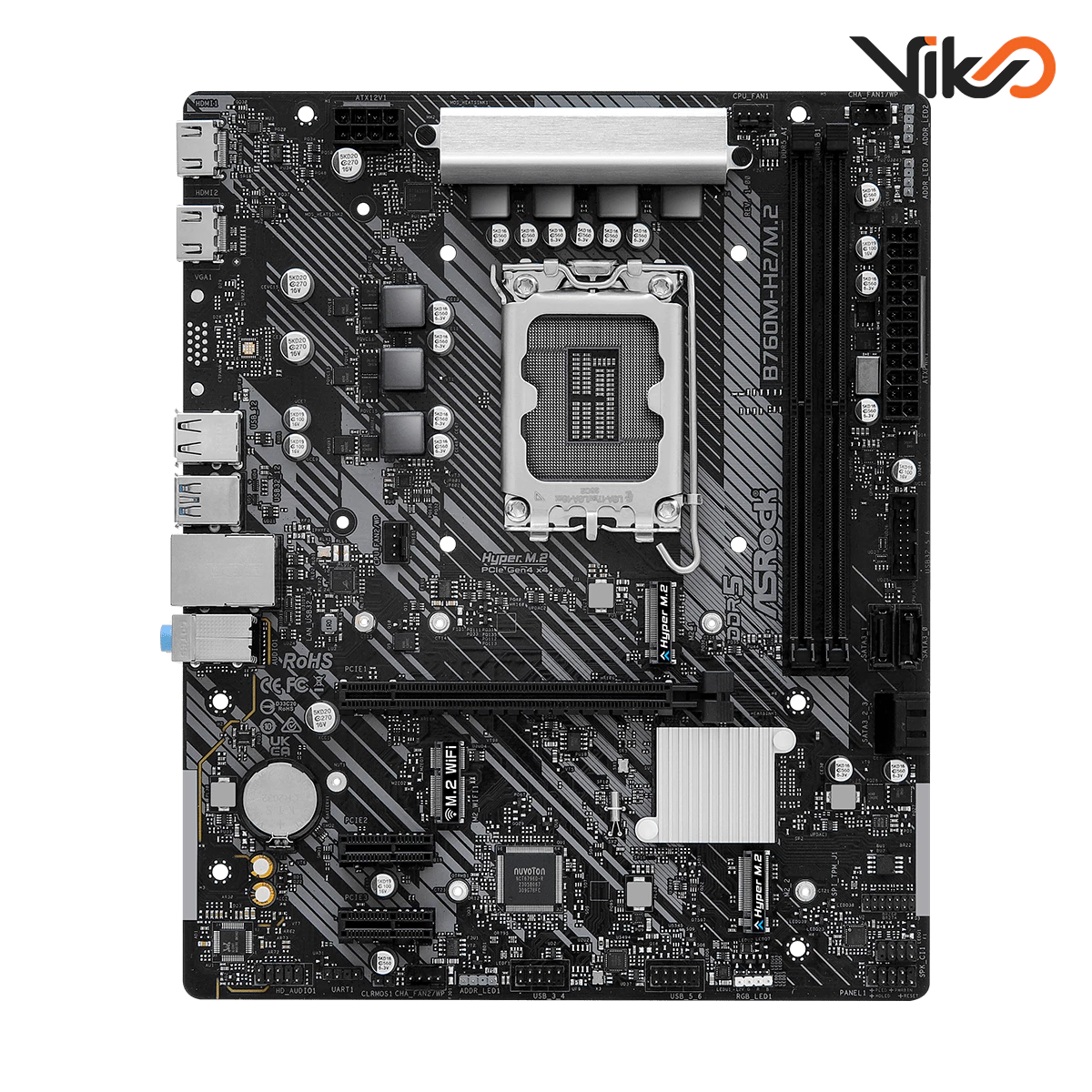 مادربرد ازراک مدل B760M-H2M (2)