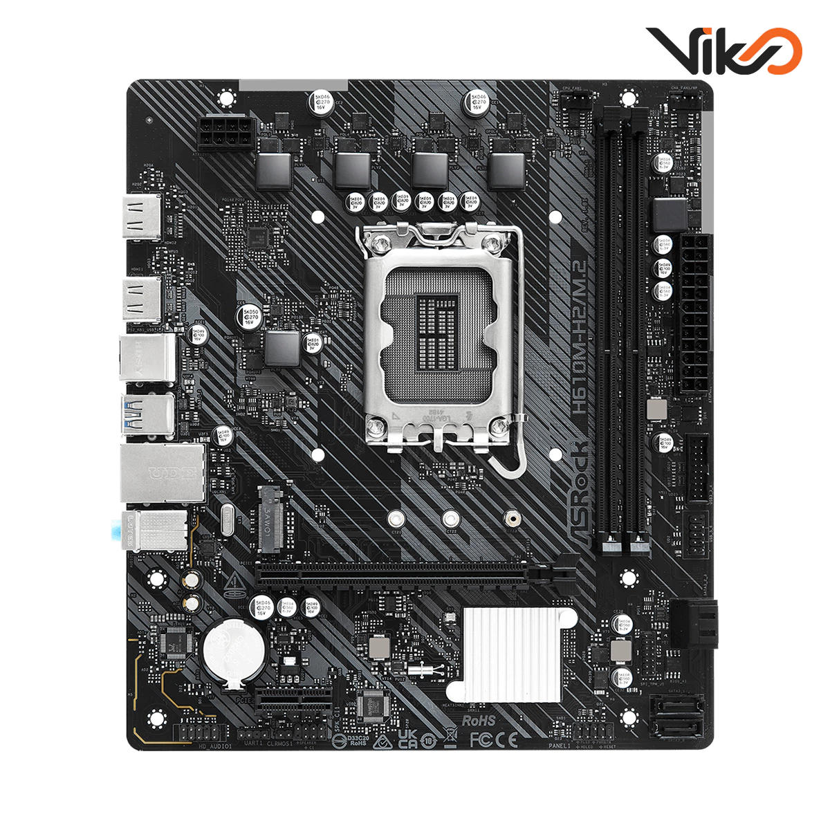 مادربرد ازراک مدل H610M-H2M.2 D4 (2)
