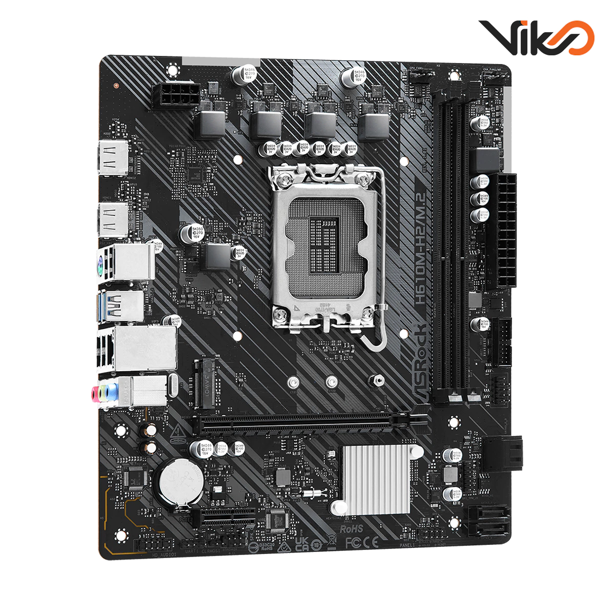 مادربرد ازراک مدل H610M-H2M.2 D4 (3)