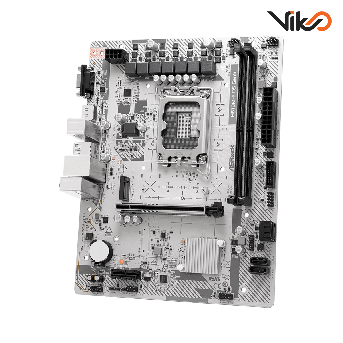 مادربرد ازراک مدل H610M-X D5 Gen5 (4)