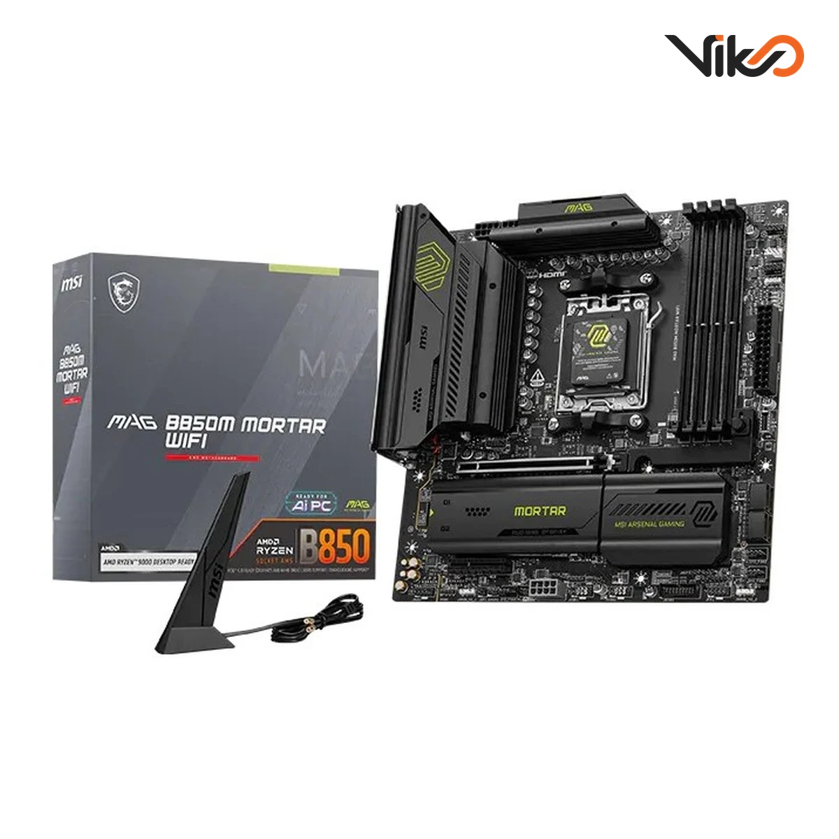 مادربرد ام اس آی مدل MAG B850M MORTAR WIFI (1) مادربرد ام اس آی مدل MAG B850M MORTAR WIFI