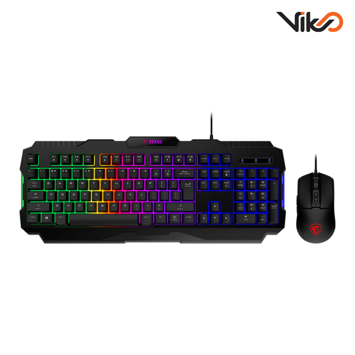 ماوس و کیبورد ام اس آی مدل FORGE GK100 COMBO (1)