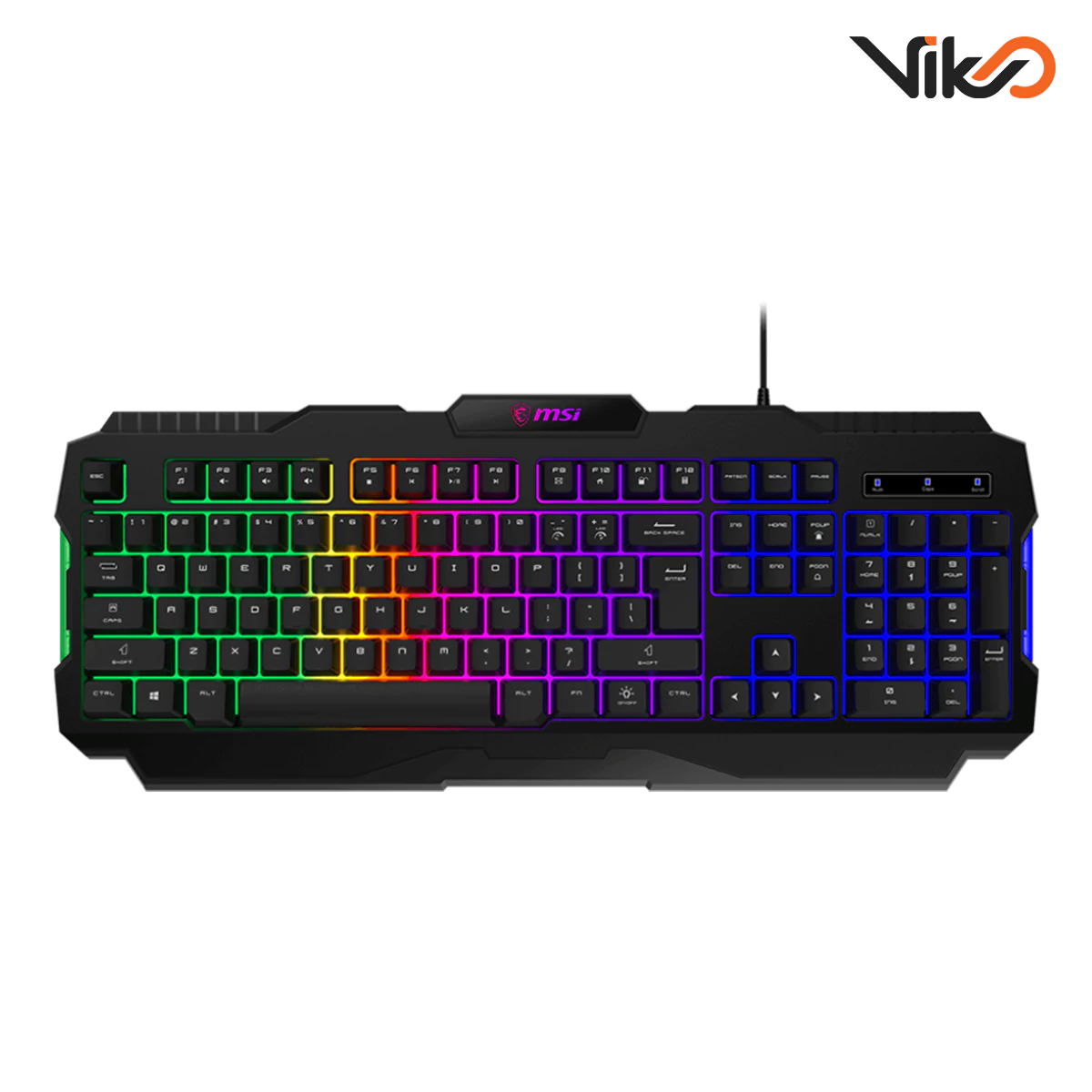 کیبورد گیمینگ ام اس آی مدل FORGE GK100 (1)