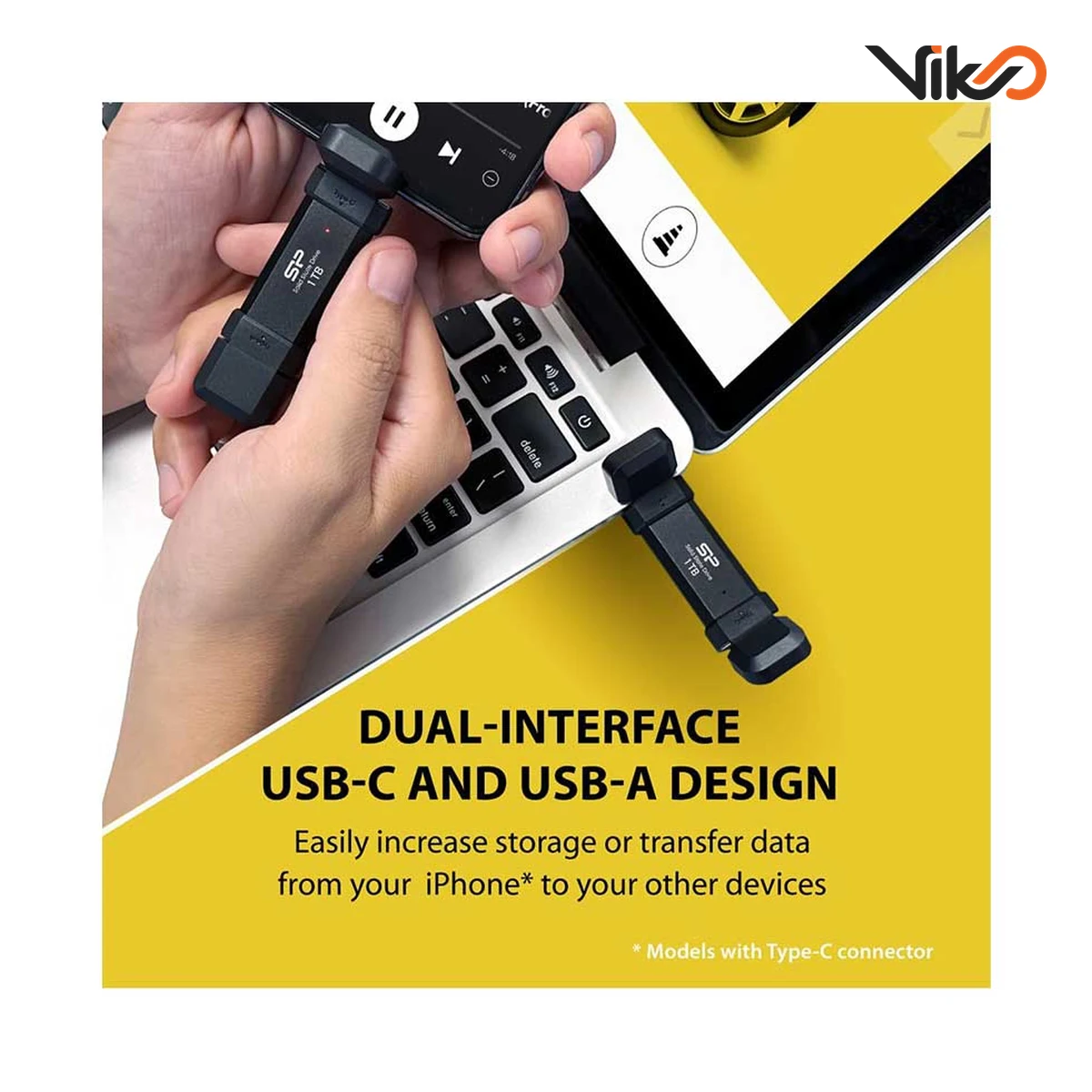 اس اس دی اکسترنال سیلیکون پاور مدل DS72 ظرفیت 1 ترابایت