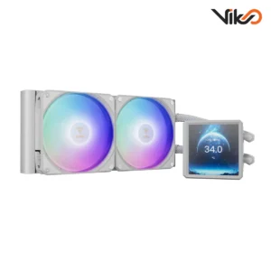 خنک کننده مایع پردازنده گیم دیاس مدل Aura GL240 LCD White