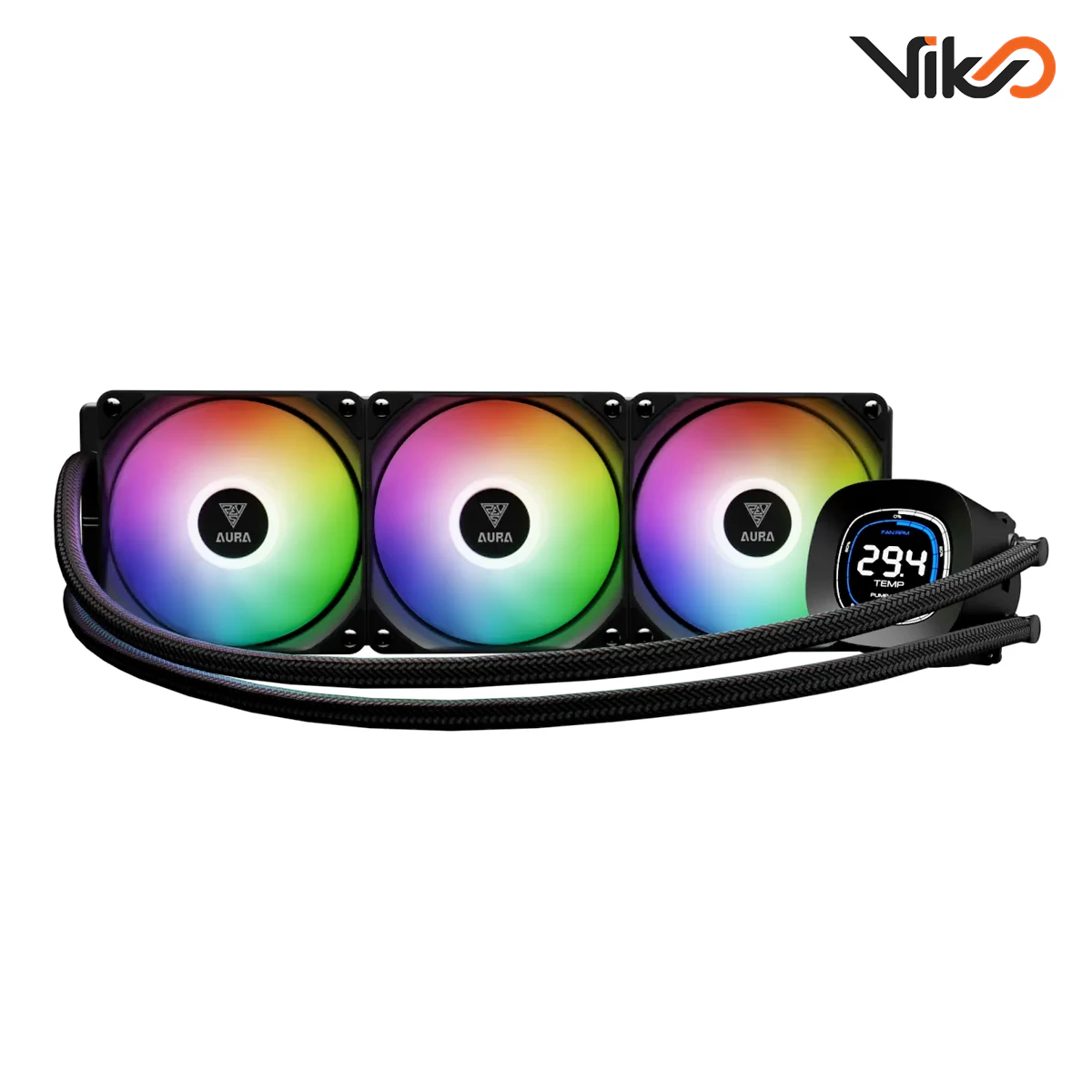 خنک کننده مایع پردازنده گیم دیاس مدل Aura GL360 Digital (1)