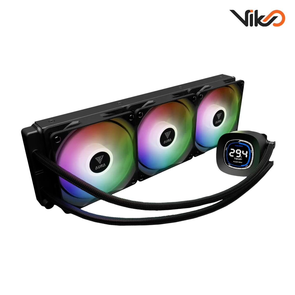 خنک کننده مایع پردازنده گیم دیاس مدل Aura GL360 Digital (2)