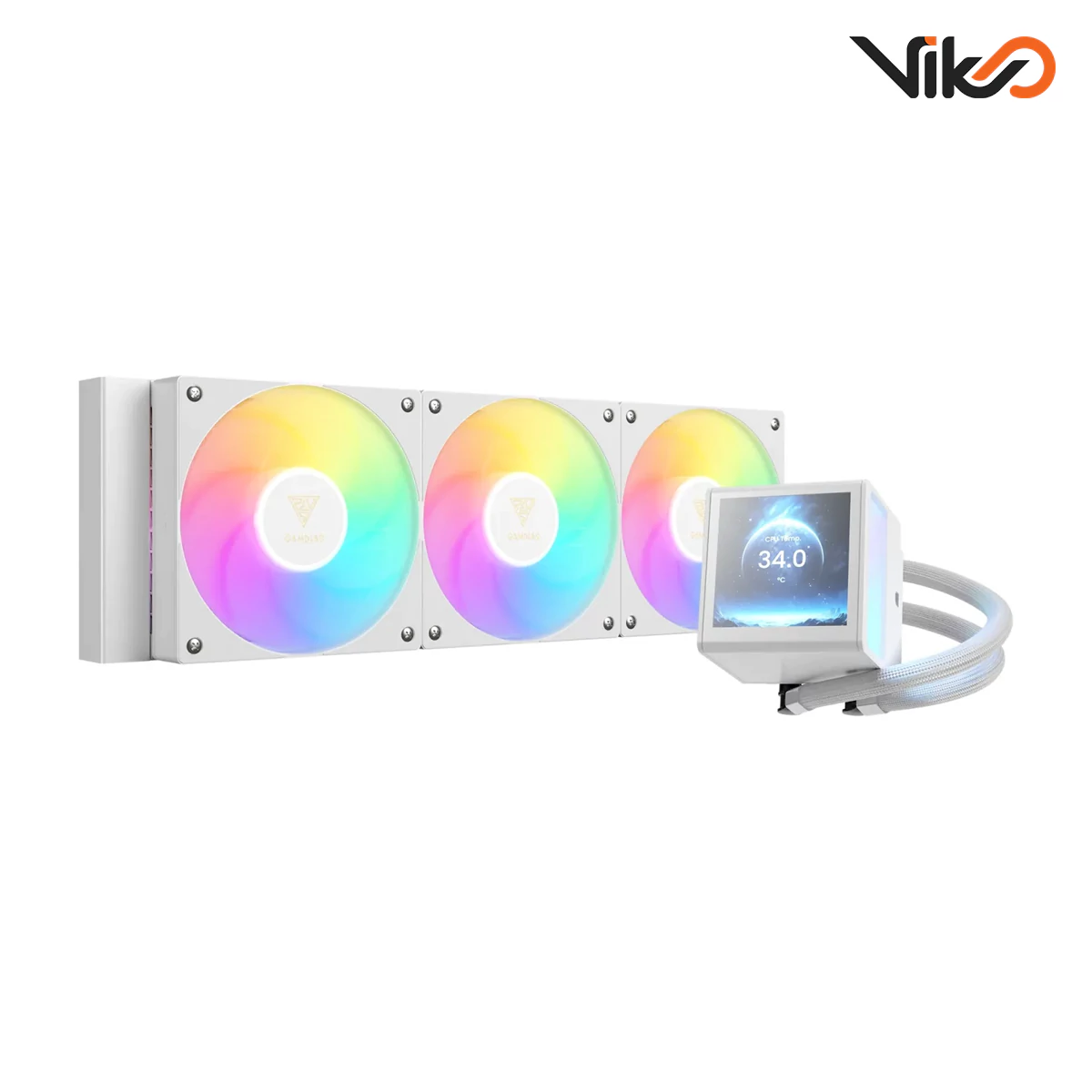 خنک کننده مایع پردازنده گیم دیاس مدل CHIONE P5-360 White (1)