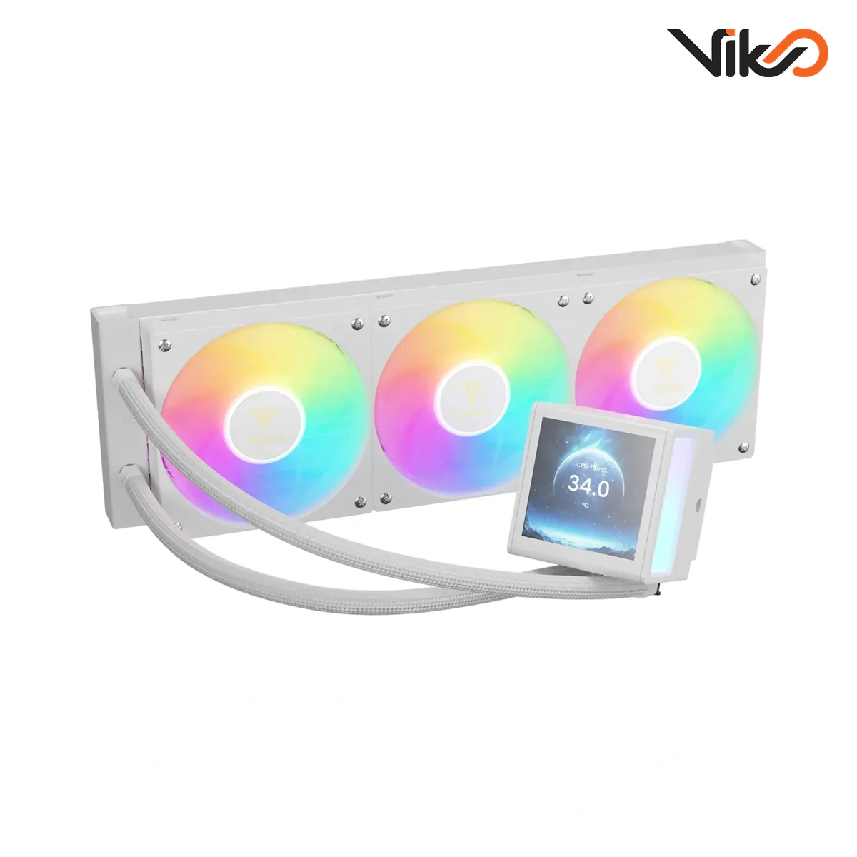 خنک کننده مایع پردازنده گیم دیاس مدل CHIONE P5-360 White (3)