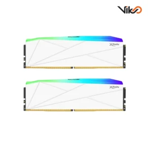 رم کامپیوتر DDR5 دو کاناله 5600 مگاهرتز CL36 وی کالر مدل Manta XFinity RGB AMD White ظرفیت 32 گیگابایت