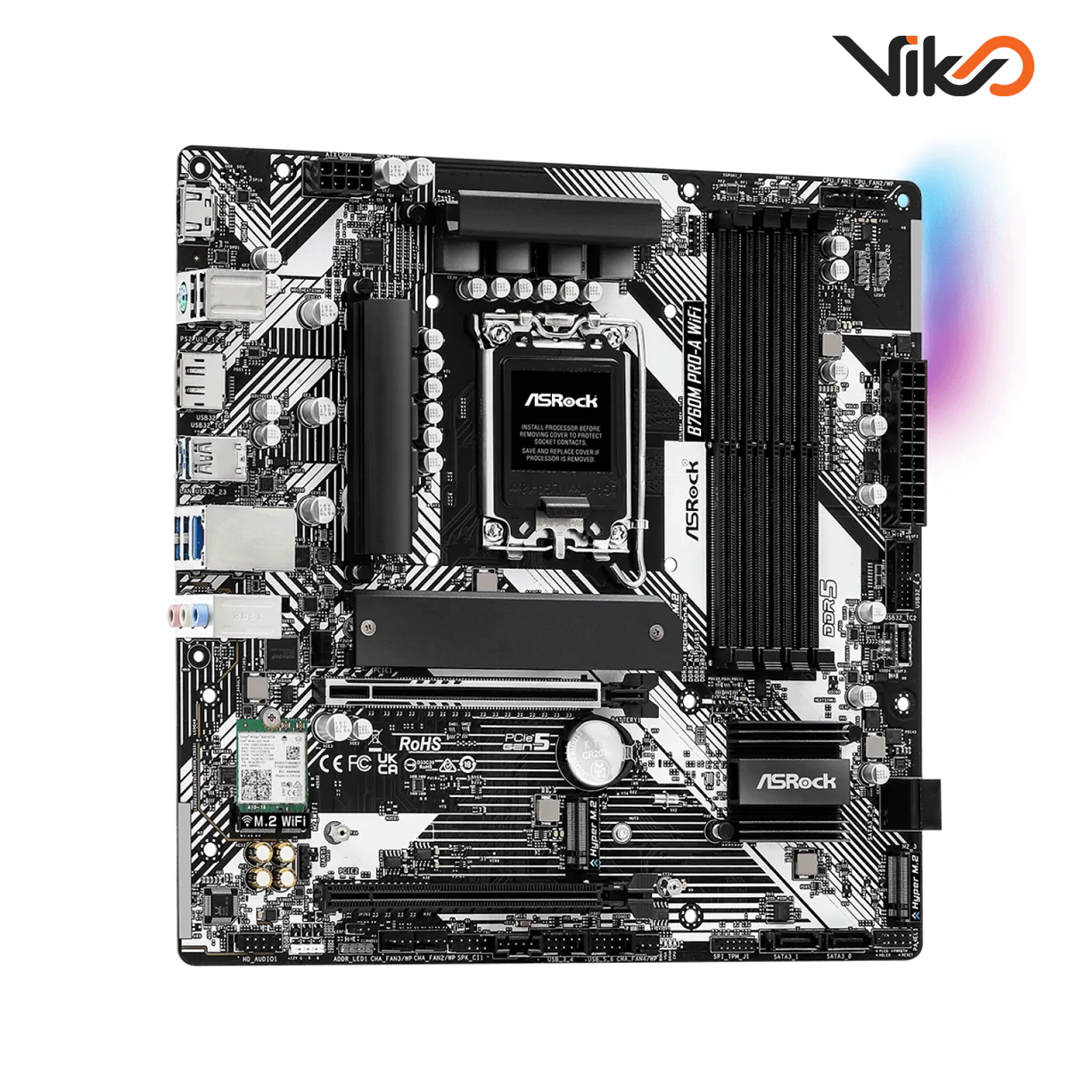 مادربرد ازراک مدل B760M Pro-A WiFi (3)