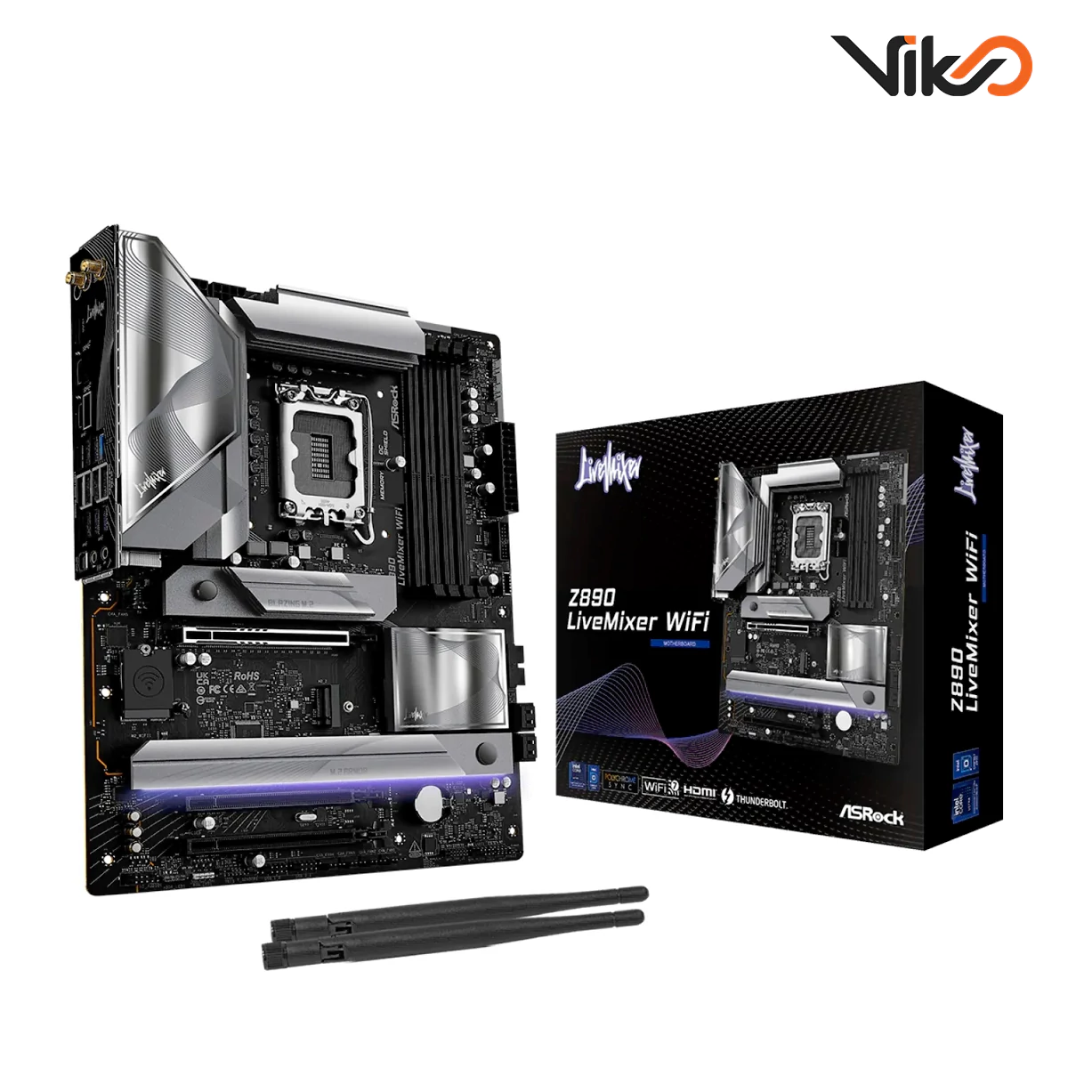 مادربرد ازراک مدل Z890 LiveMixer WIFI (1)