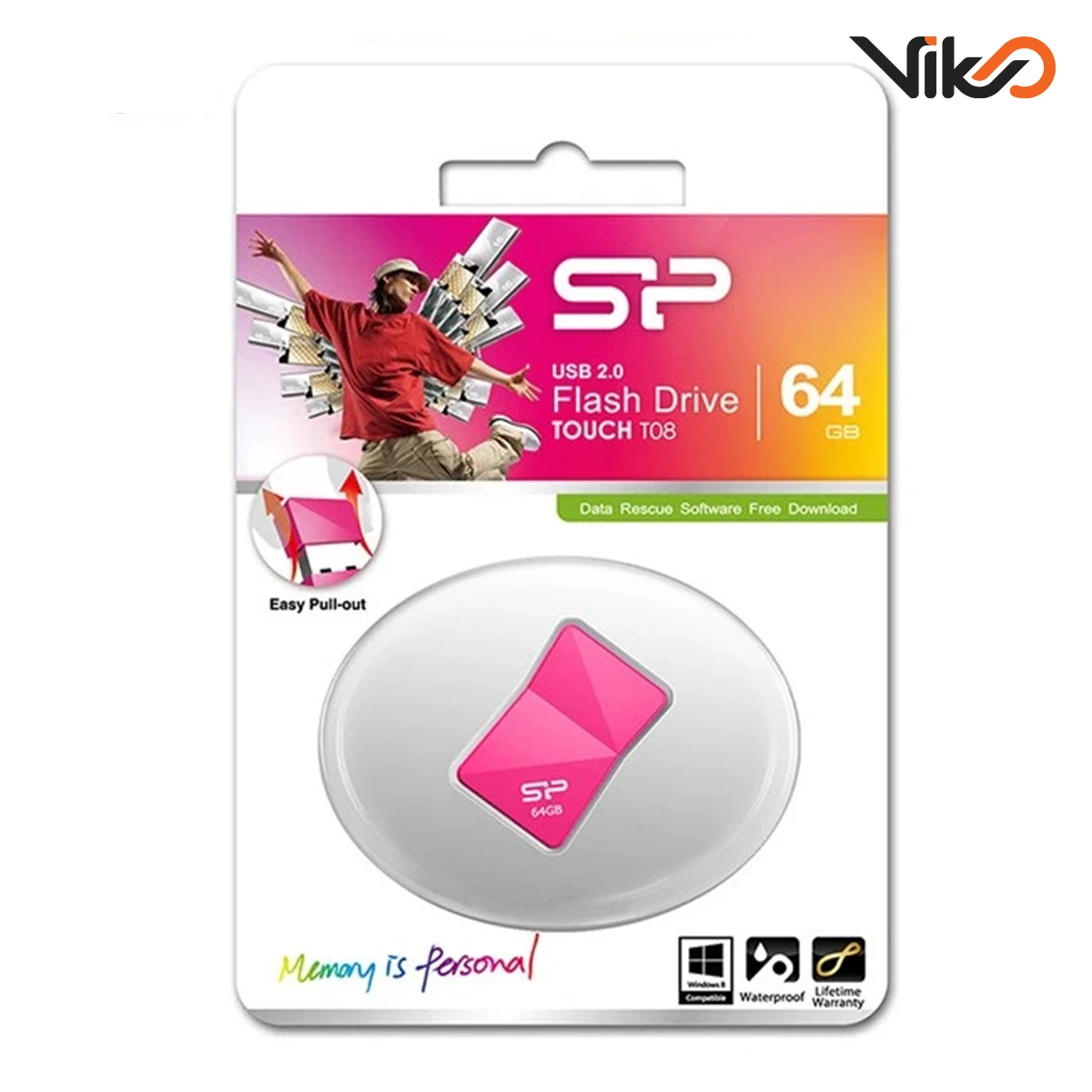 فلش مموری سیلیکون پاور مدل Touch T08