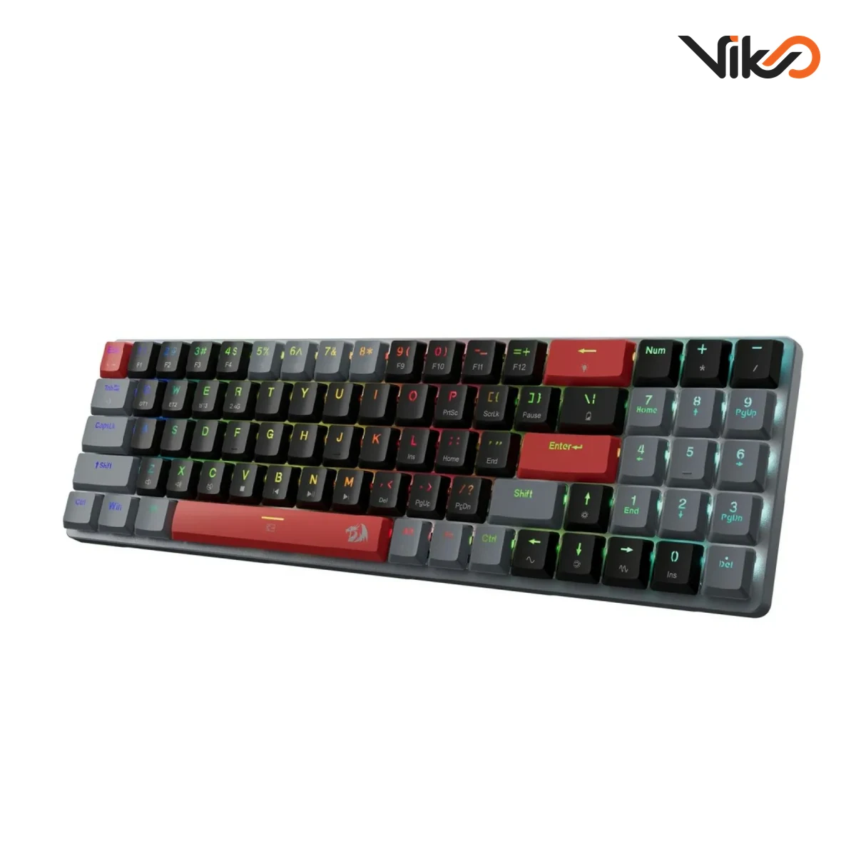 کیبورد بی سیم گیمینگ ردراگون مدل Ashe K626RBG RGB Pro