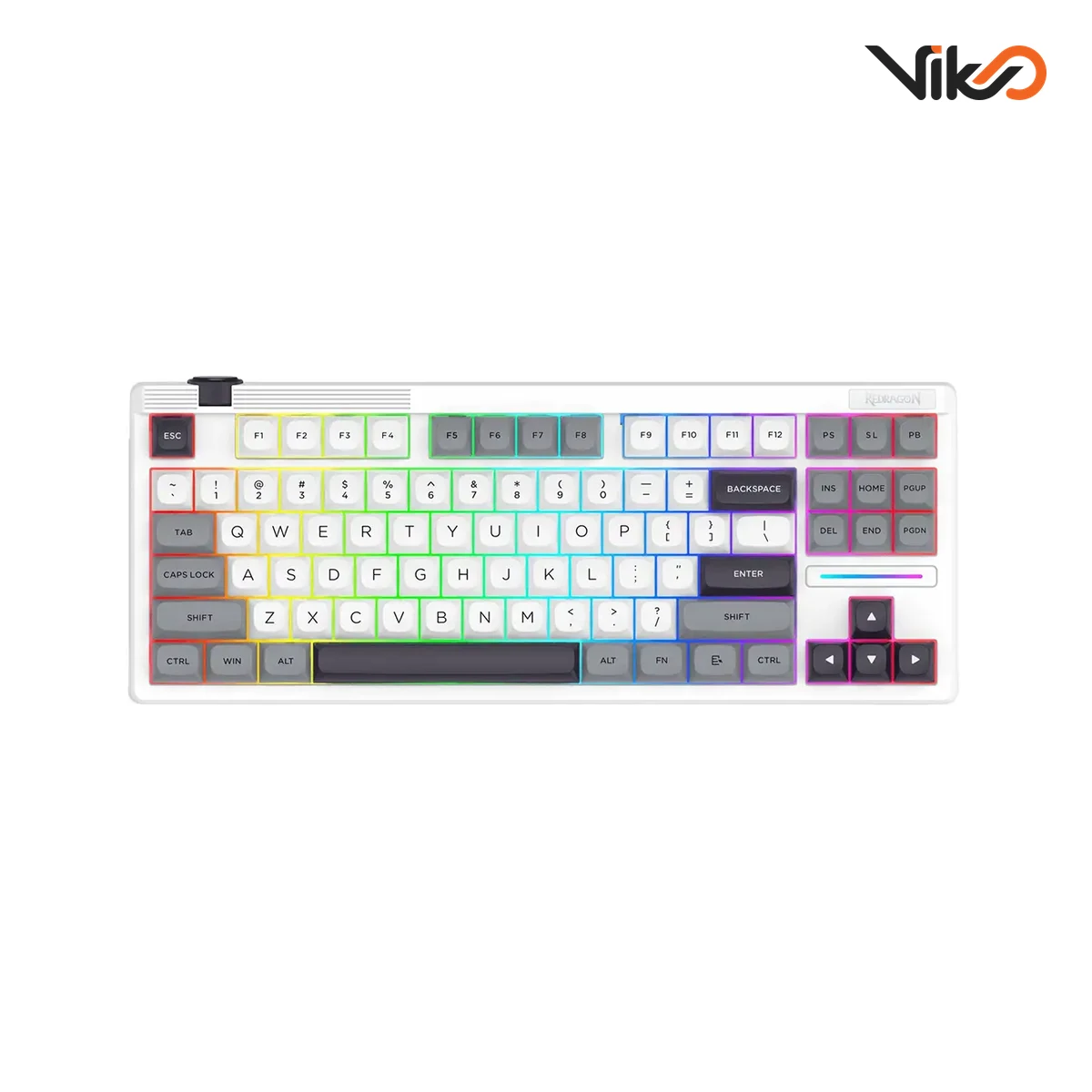 کیبورد بی سیم گیمینگ ردراگون مدل K729WGB RGB PRO
